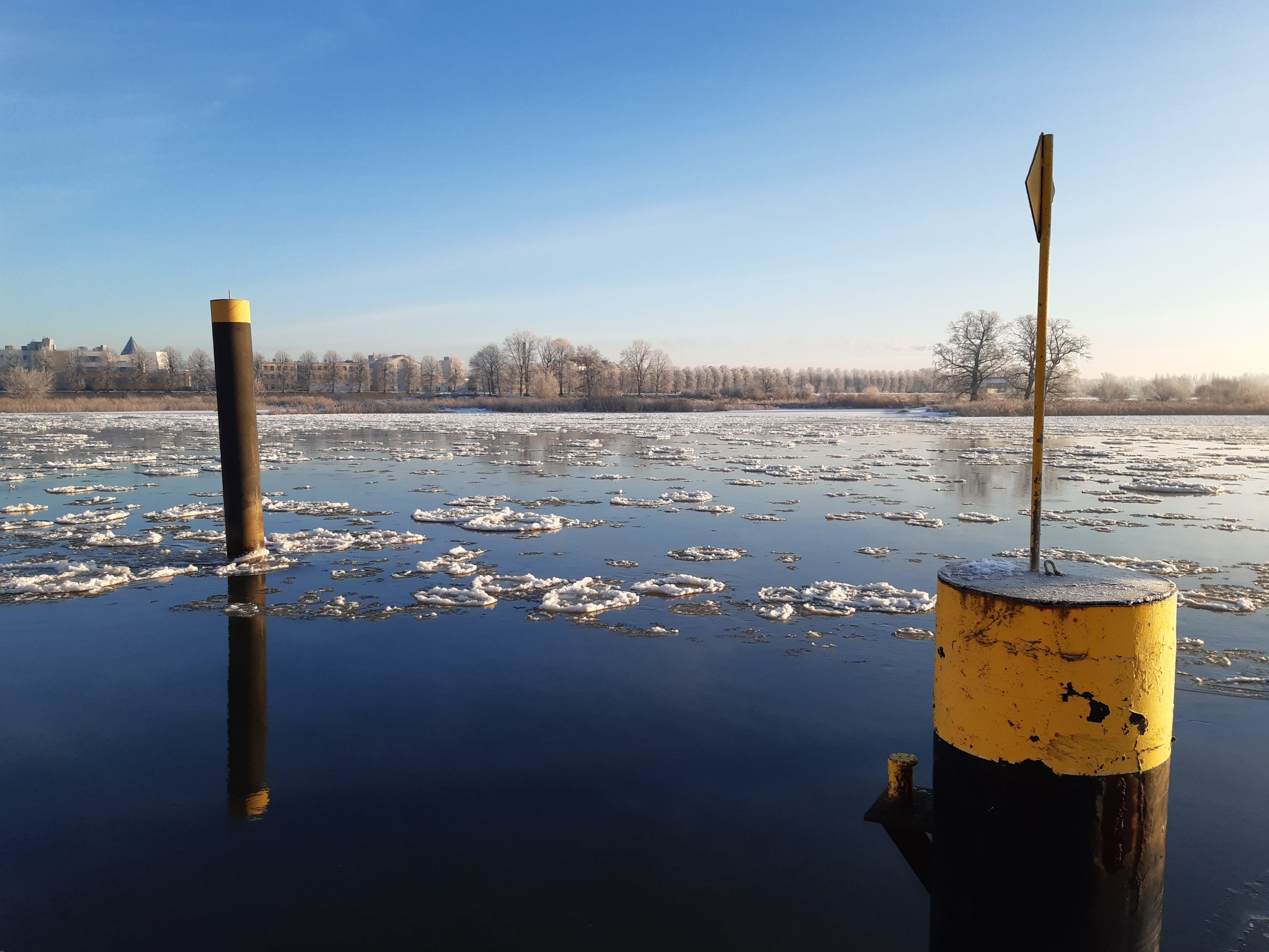 Die Oder bei Frankfurt(Oder) 2021